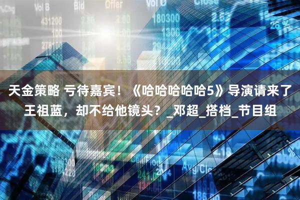 天金策略 亏待嘉宾！《哈哈哈哈哈5》导演请来了王祖蓝，却不给他镜头？_邓超_搭档_节目组